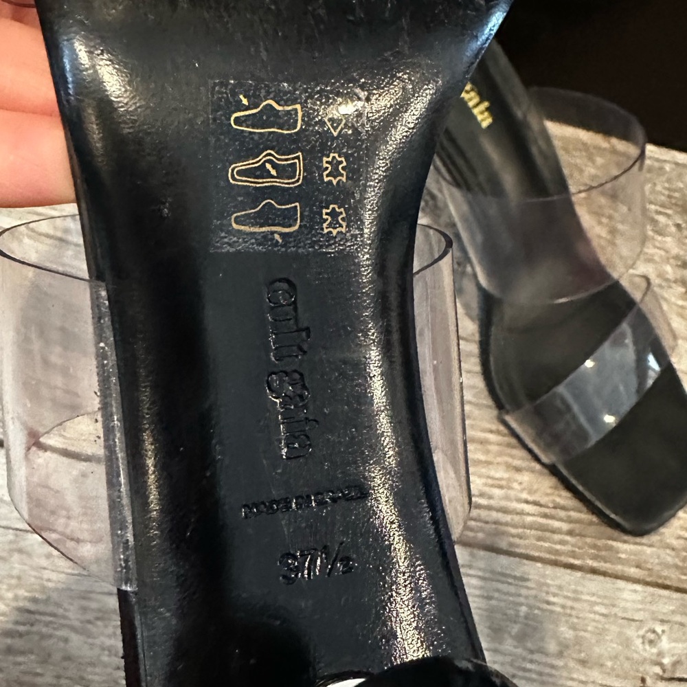 cult gaia Suri Sandals Black Heel 7.5 - Picture 6 of 7